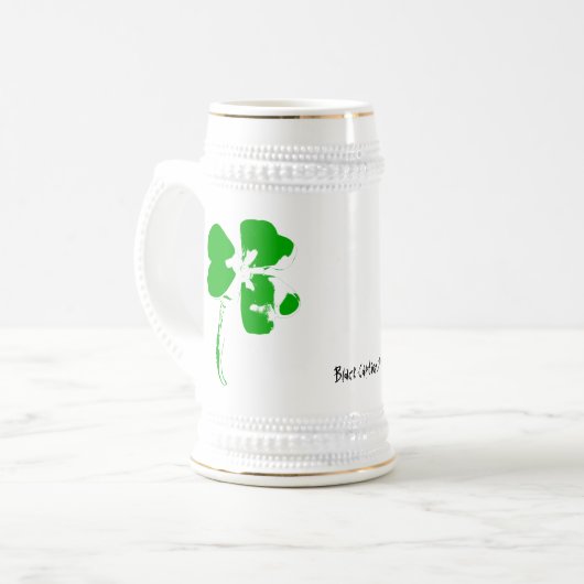 St. Patrick's Day Green Clover - Beer Cup Bierpul (Voorkant links)