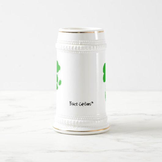 St. Patrick's Day Green Clover - Beer Cup Bierpul (Center)