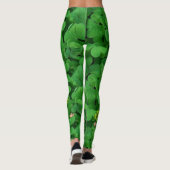 St. Patrick's Day Green Clover Dancing Leprechaun Leggings (Achterkant)