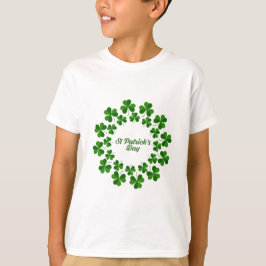 St.Patrick's Day Green Clover T-shirt