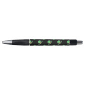St Patrick's Day Green Derby Pet Pattern on Black Pen (Voorkant)