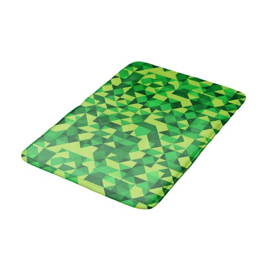St. Patrick's Day Green geometrisch patroon Badmat (Gekanteld)
