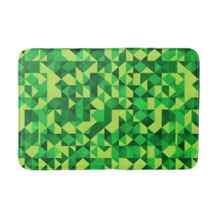 St. Patrick's Day Green geometrisch patroon Badmat