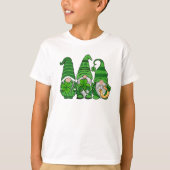 St. Patrick's Day Green Gnomies Gnomes T-shirt (Voorkant)