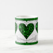 St. Patrick's Day Green Heart Koffiemok (Center)