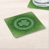 St. Patrick's Day Green Kartonnen Onderzetters (Schuin)