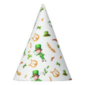 St. Patrick's Day Green Leprechaun Pattern Irish Feesthoedjes (Links)
