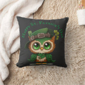 St. Patrick's Day Green Owl Kussen (Deken)