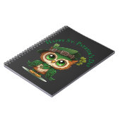 St. Patrick's Day Green Owl Notitieboek (Linkerzijde)