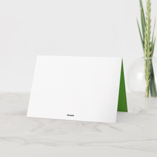 St Patricks Day Green Pet Clover Confetti Greeting Kaart (Achterkant)