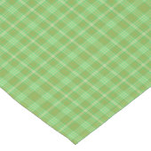 St. Patrick's Day Green Plaid Tafelloper (Hoek)