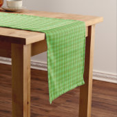 St. Patrick's Day Green Plaid Tafelloper (Voorbeeld)
