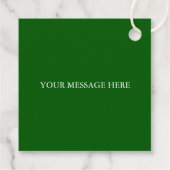 St. Patrick's Day Green Rainbow & Pot of God Bedankjes Labels (Achterkant)