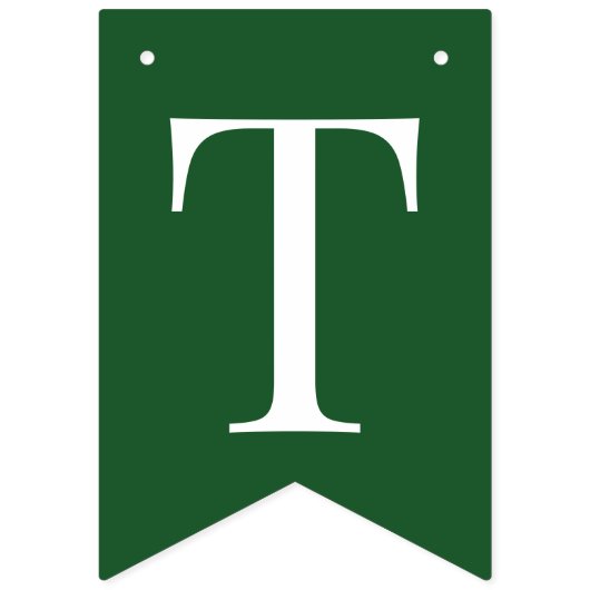 St. Patrick's Day Green Shamrock Clover Eenvoudig Vlaggetjes (Tweede vlag)