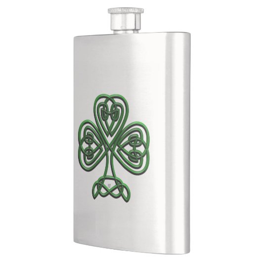 St Patricks Day Green Shamrock Flacon (Links)