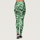 St Patrick's Day Green Shamrock Forest Leggings (Achterkant)