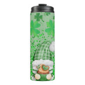St Patrick's Day Green Shamrock Gnomes Thermosbeker (Voorkant)