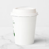 St. Patrick's Day Green Shamrock Kiss Ik ben Iers Papieren Bekers (Links)