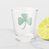 St. Patrick's Day Green Shamrock Leaf Shot Glas (Achterkant)
