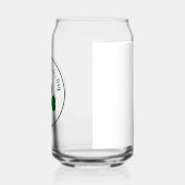 St. Patrick's Day Green Shamrock Lucky Clover Blikvorm Glas (Links)