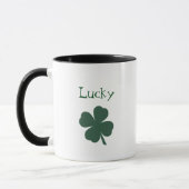 St. Patrick's Day Green Shamrock Mok (Links)
