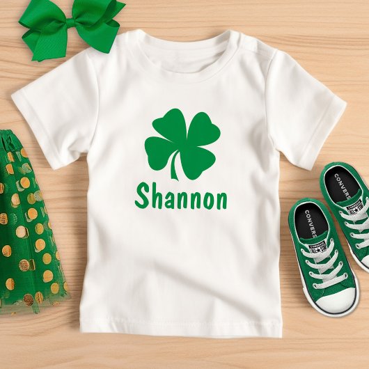 St. Patrick's Day Green Shamrock Persoonlijke naam