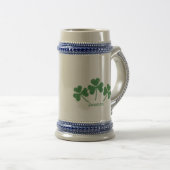 St. Patrick's Day Green Shamrock Vine Irish Party Bierpul (Voorkant rechts)