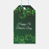 St. Patrick's Day Green Shamrock Vine Irish Party Cadeaulabel (Voorkant)