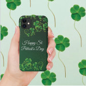 St. Patrick's Day Green Shamrock Vine Irish Party Case-Mate iPhone Case