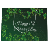 St. Patrick's Day Green Shamrock Vine Irish Party Groot Cadeauzakje (Voorkant)