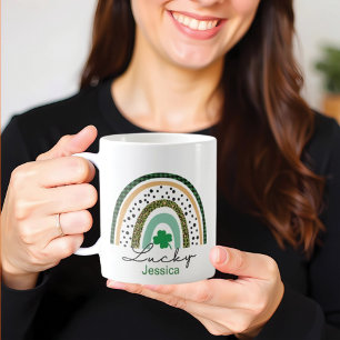 St. Patrick's Day Green Shamrock Vine Irish Party Koffiemok