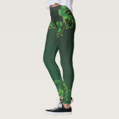 St. Patrick's Day Green Shamrock Vine Irish Party Leggings (Links)