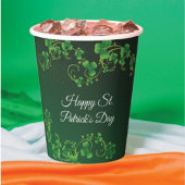 St. Patrick's Day Green Shamrock Vine Irish Party Papieren Bekers