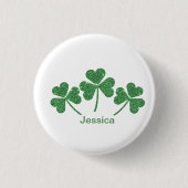 St. Patrick's Day Green Shamrock Vine Irish Party Ronde Button 3,2 Cm (Voorkant)