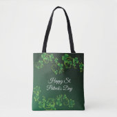 St. Patrick's Day Green Shamrock Vine Irish Party Tote Bag (Voorkant)