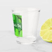 St. Patrick's Day Green Shamrocks and Clovers      Shot Glas (Rechts)