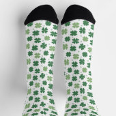 St Patrick's Day Green Shamrocks Sokken (Top)