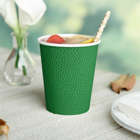 St Patrick's Day Green Skin Texture Paper Cups Papieren Bekers (Insitu)