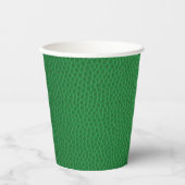 St Patrick's Day Green Skin Texture Paper Cups Papieren Bekers (Voorkant)