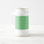 St. Patrick's Day Green Stripes Pattern-54608 Bierpul (Voorkant links)