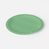 St. Patrick's Day Green Stripes Pattern-54608 Papieren Bordje (Gekanteld)