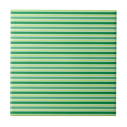 St. Patrick's Day Green Stripes Pattern-54608 Tegeltje (Voorkant)