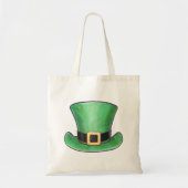 St Patrick's Day Green Top Hat Tote Bag (Voorkant)