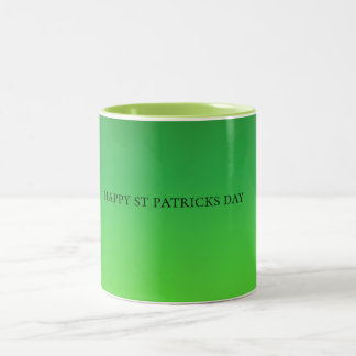 St. Patricks Day Green Tweekleurige Koffiemok