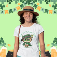 St. Patrick's Day Green Uil gepersonaliseerd meisj