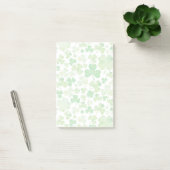 St Patricks Day Green Waterverf Shamrock Pattern Post-it® Notes (Kantoor)