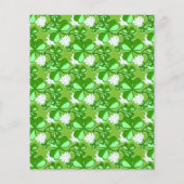 St. Patrick's Day Green Wedding Menu (Achterkant)