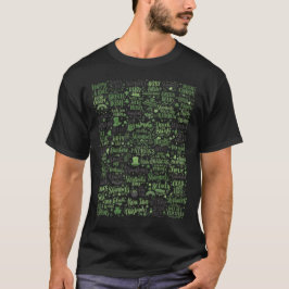 St. Patrick's Day" Green Word Cloud unisex T-shirt