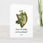 St Patrick's Day Greeting - Card Kaart (Achterkant)