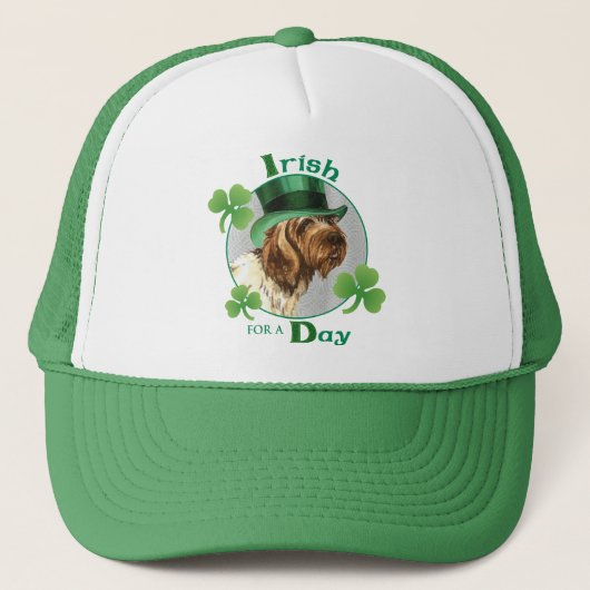 St. Patrick's Day Griffon Trucker Pet (Voorkant)